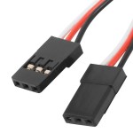 HITEC 150mm 200mm 300mm 500mm 600mm 800mm 1000mm Male to Male Servo Extension Cord Lead Futaba JR Wire Cable